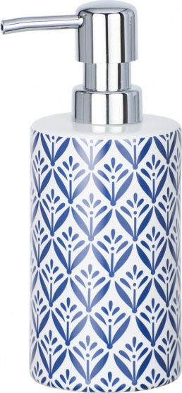 Dozownik do mydła dozownik mydła Lorca 360 ml niebiesko-ceramiczny/biały