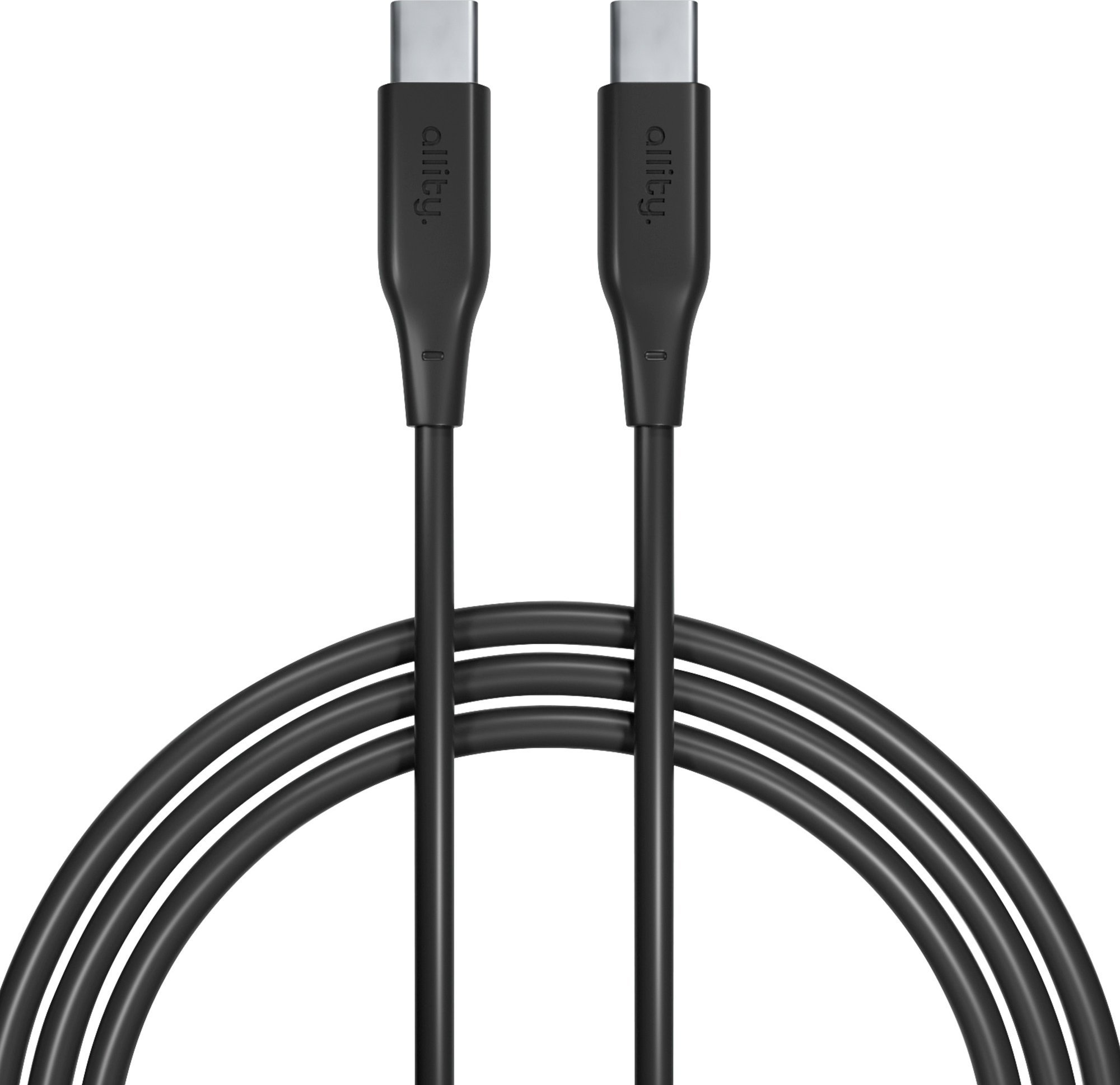 Kabel USB Allity kabel AUC-02 USB-C - USB-C 2,0 m 60W czarny