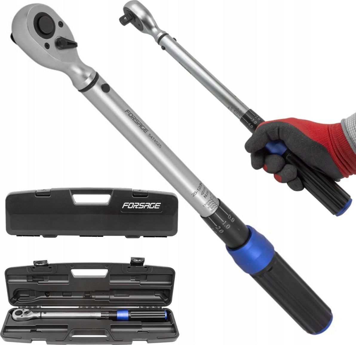 Forsage Klucz dynamometryczny 1/2" 20-120Nm PREMIUM