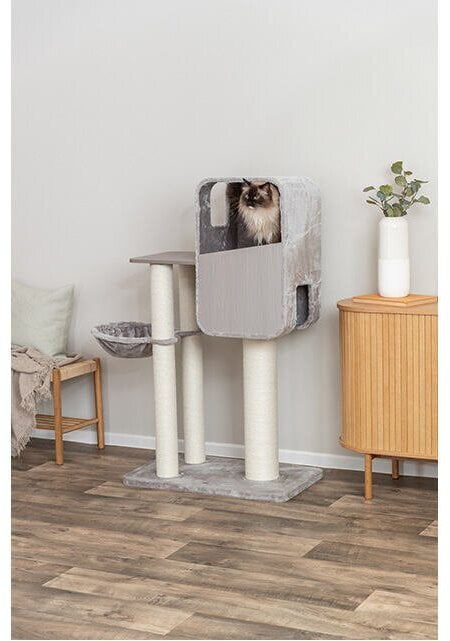 Tectake Marina drapak dla kota szary 132 cm