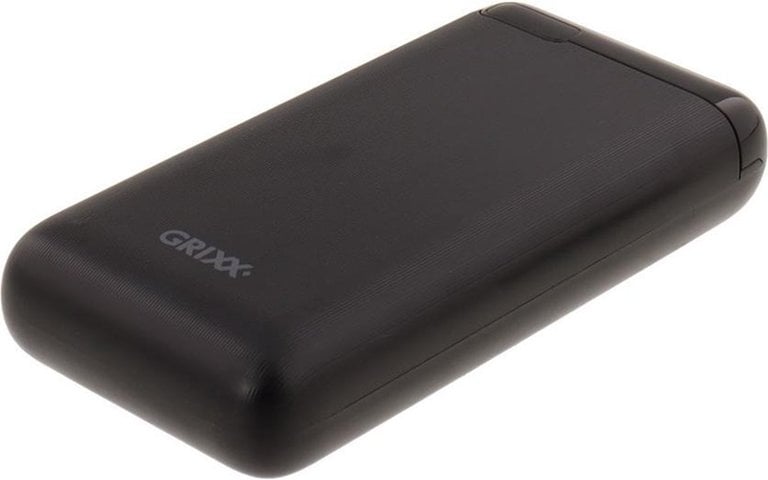 Powerbank Grixx Powerbank 20000mAh Power Delivery with USB-C Port Black