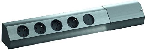 Bachmann Bachmann CASIA 923.007 - 4 port - silver / black - wall and corner mounting