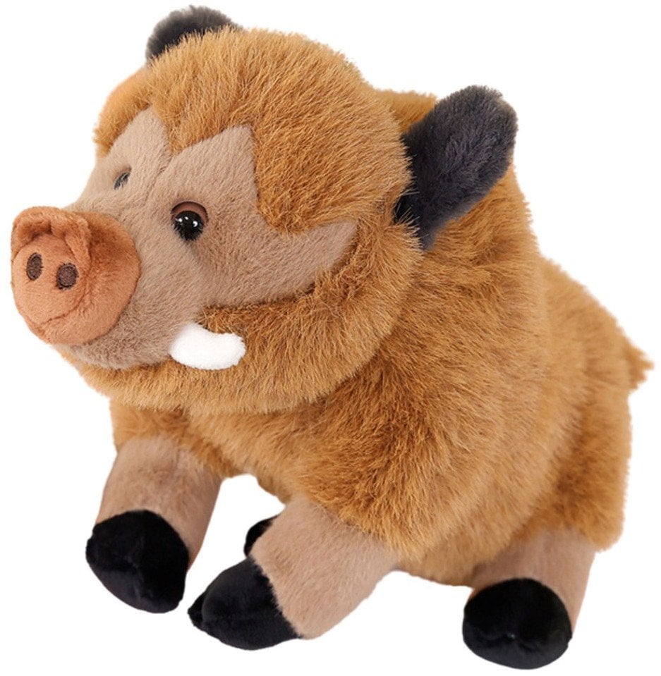 LeanToys Pluszowa Maskotka Przytulanka Dzik Brązowy 25cm