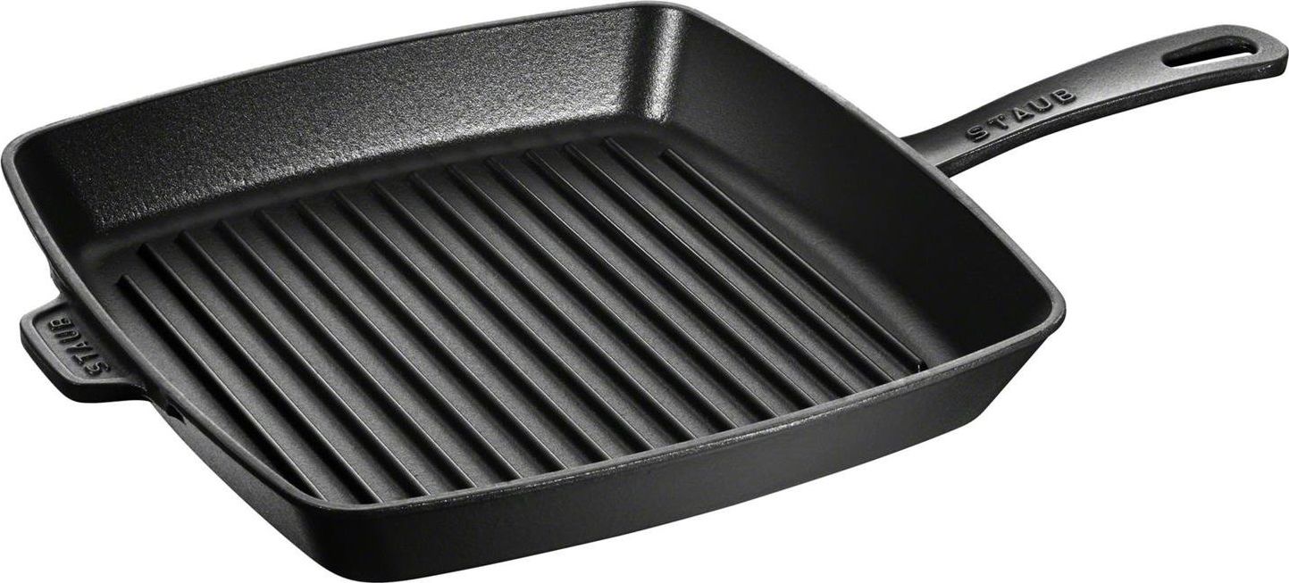 Patelnia STAUB grillowa Żeliwna 26cm