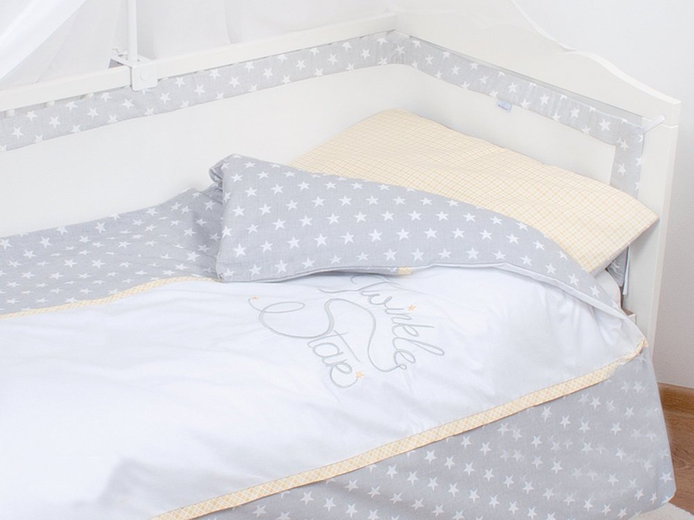 estilex Pościel Z Ochraniaczem Do Łóżeczka 100X135 Twinkle Star 42