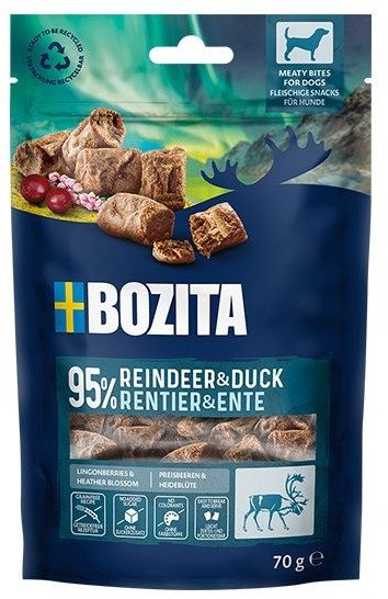 BOZITA Meaty Bites renifer,kaczka przysmak pies 70g