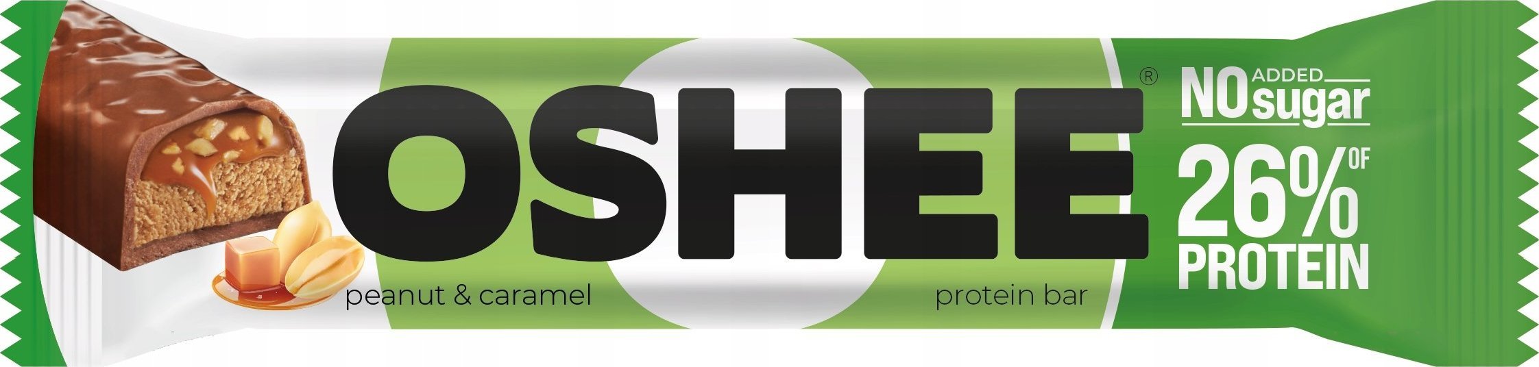 Oshee Baton proteinowy orzech & karmel 49 g