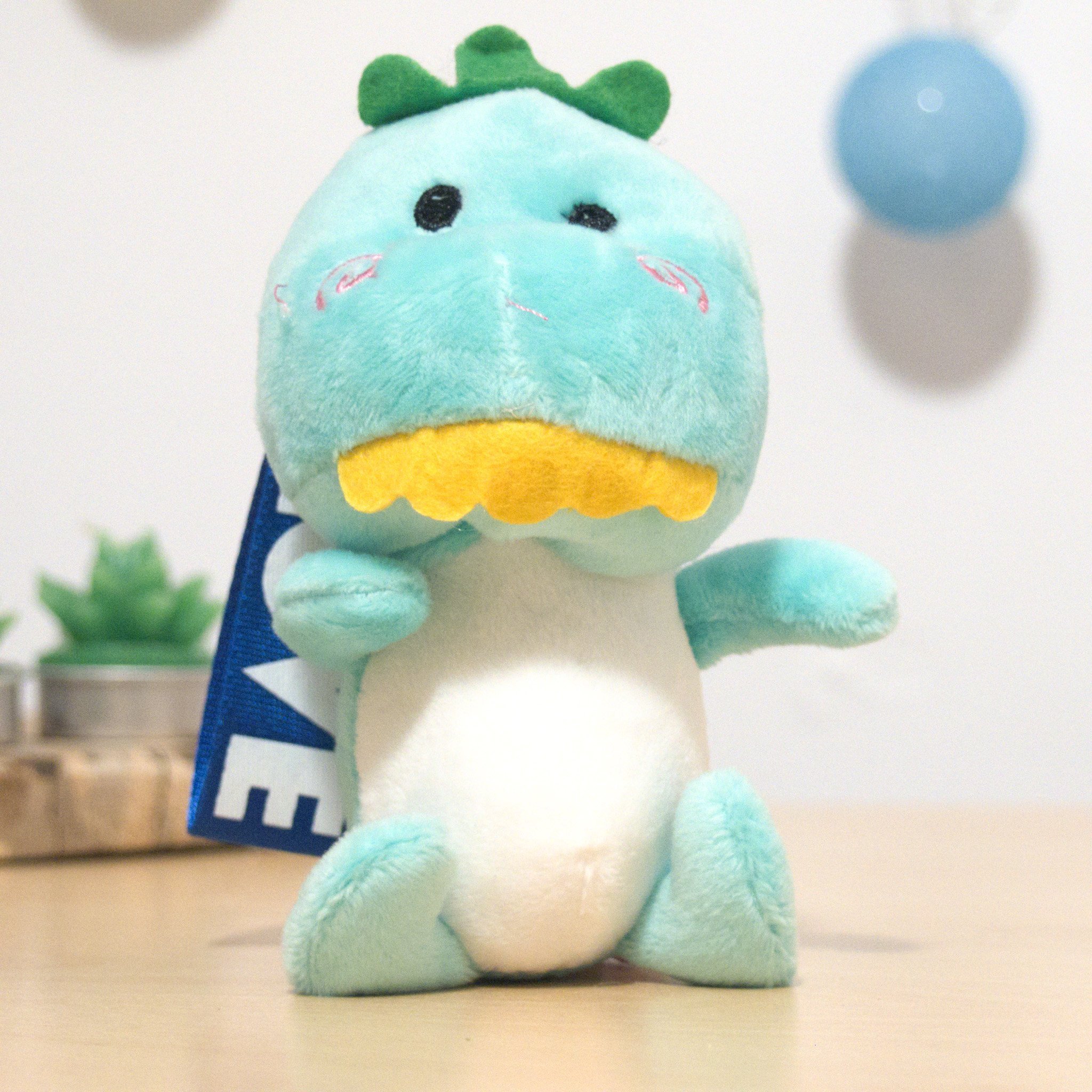 Breloczek myHomelife Breloczek DINOZAUR ze smyczą niebieski