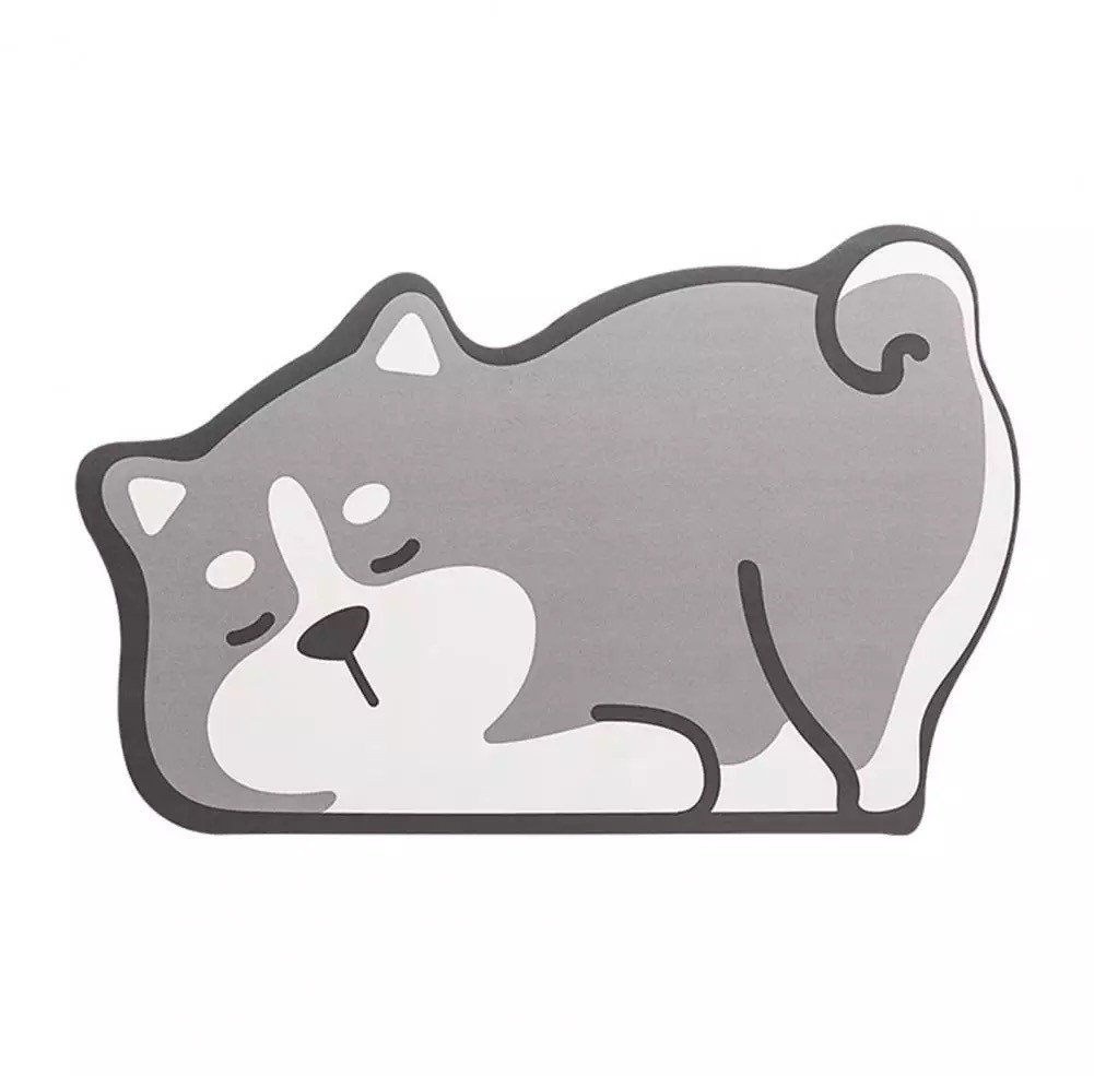 ITIMPORT Dywanik łazienkowy 60x40cm szary