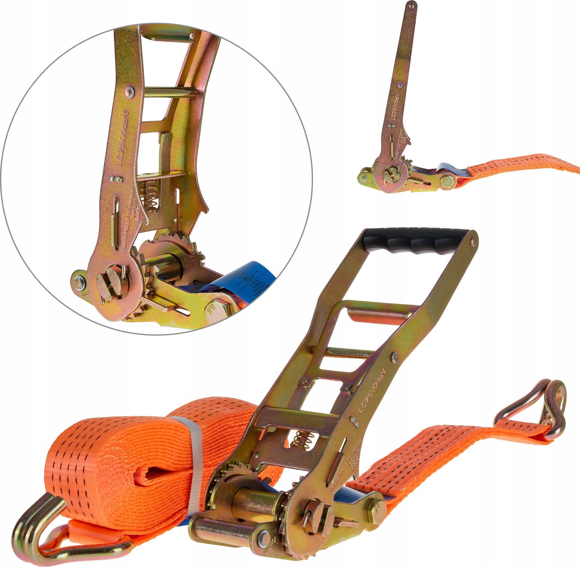 Geko Pas transportowy z grzechotką ERGO 6m/5T/50mm (8)