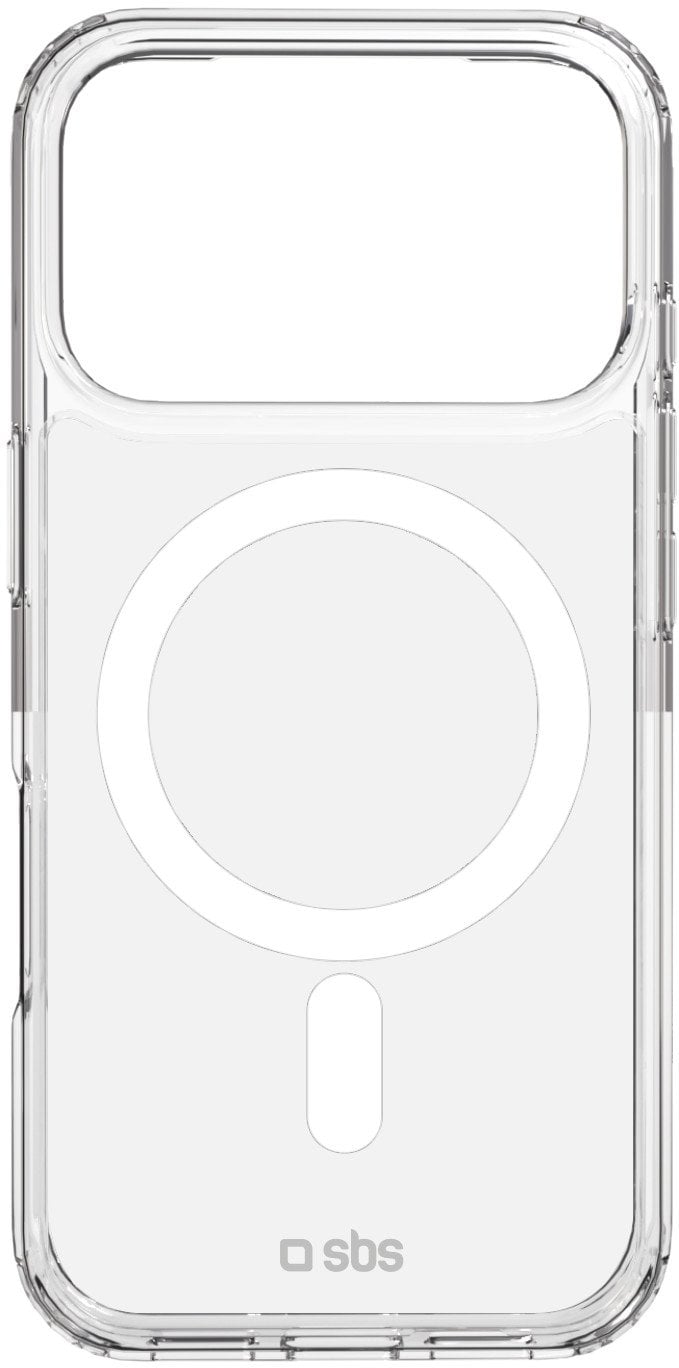 Etui SBS Extreme Mag z technologią D3O na iPhone 17 Pro - przezroczyste