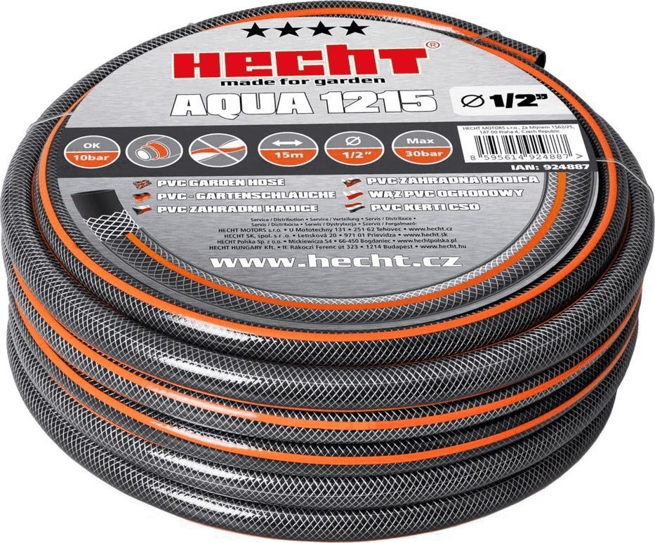 Hecht AQUA wąż ogrodowy 15m 1/2" (1215)