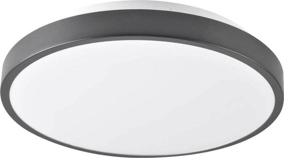 Lampa sufitowa Polux Czarny plafon kuchenny KERN 314918 okrągła lampa LED 15W 4000K