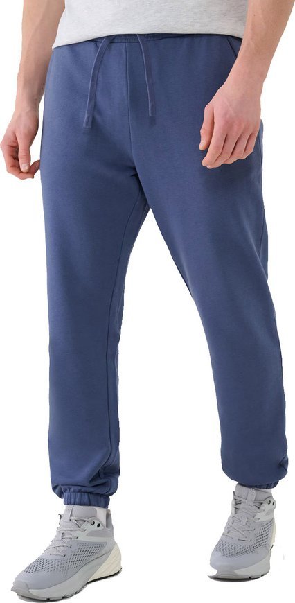 Spodnie dresowe 4F Męskie sportowe joggery niebieskie XXL