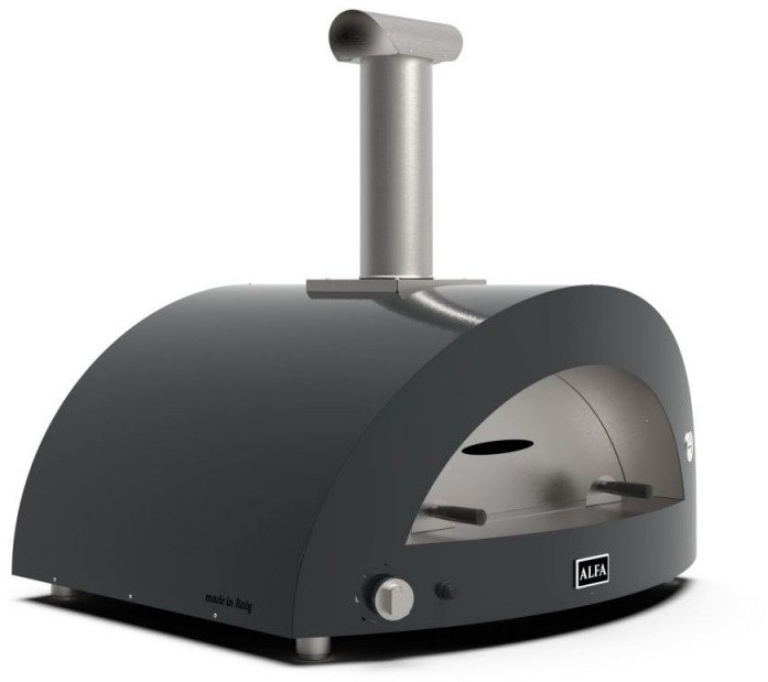Alfa Forni Moderno 5 Pizze Hybrid Schiefer Grau