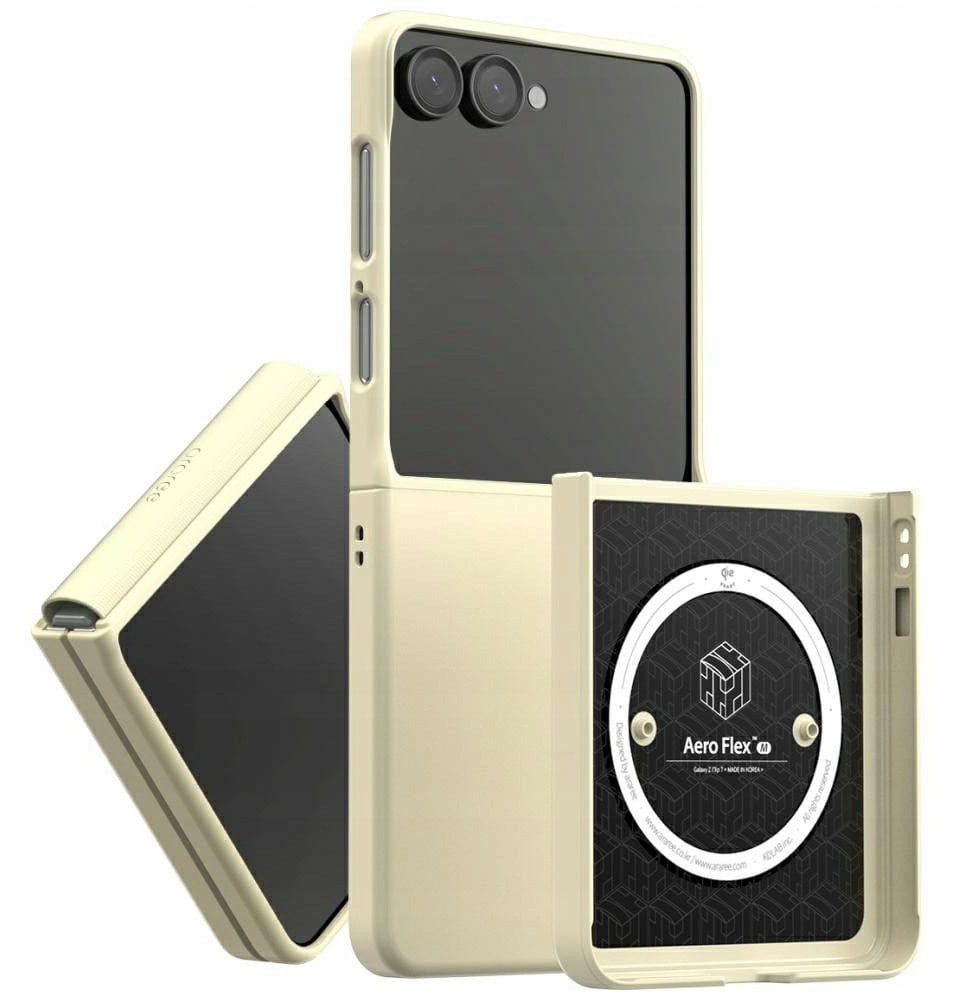 Case Araree Aero Flex M MagSafe Qi2 for Samsung Galaxy Z Flip7 cream