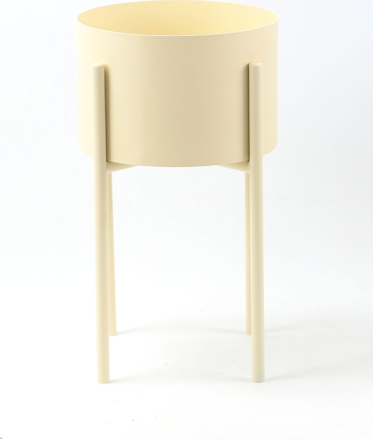 Jakpoldesign Kwietnik Metalowy MOYENE 55cm Beżowy