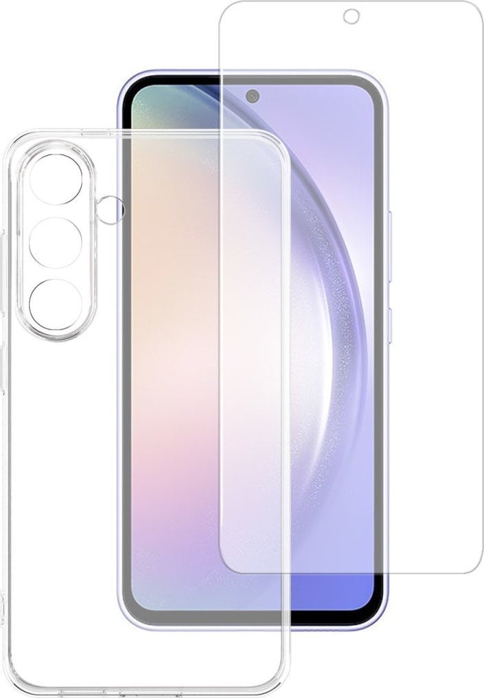 4smarts 4Smarts 360° Starter Set Glas + Case für Galaxy A35