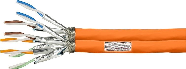 Triton LogiLink CPV0063 kabel sieciowy Pomarańczowy 100 m Cat7 S/FTP (S-STP)