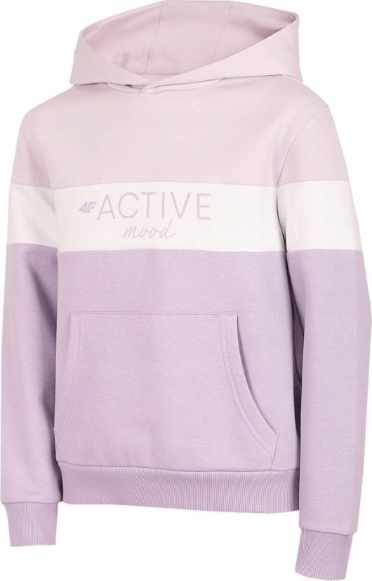 4f Bluza dla dziewczynki 4F fioletowa HJL22 JBLD002 51S 122cm