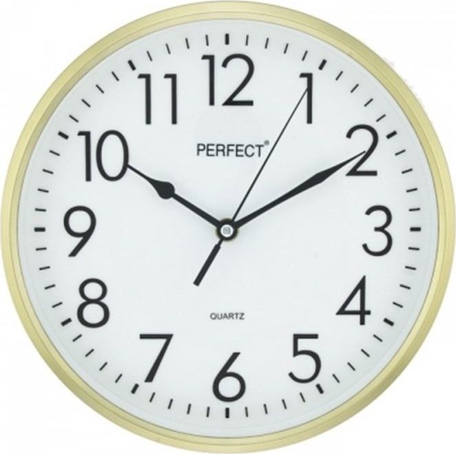 Perfect Zegar ścienny Perfect FX-5742 Gold 25,5 cm