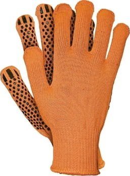 Rękawice dziane nakrapiane opakowanie 6 par