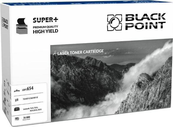 Toner Black Point LBPL654 Black Zamiennik X654H11E (LBPL654)