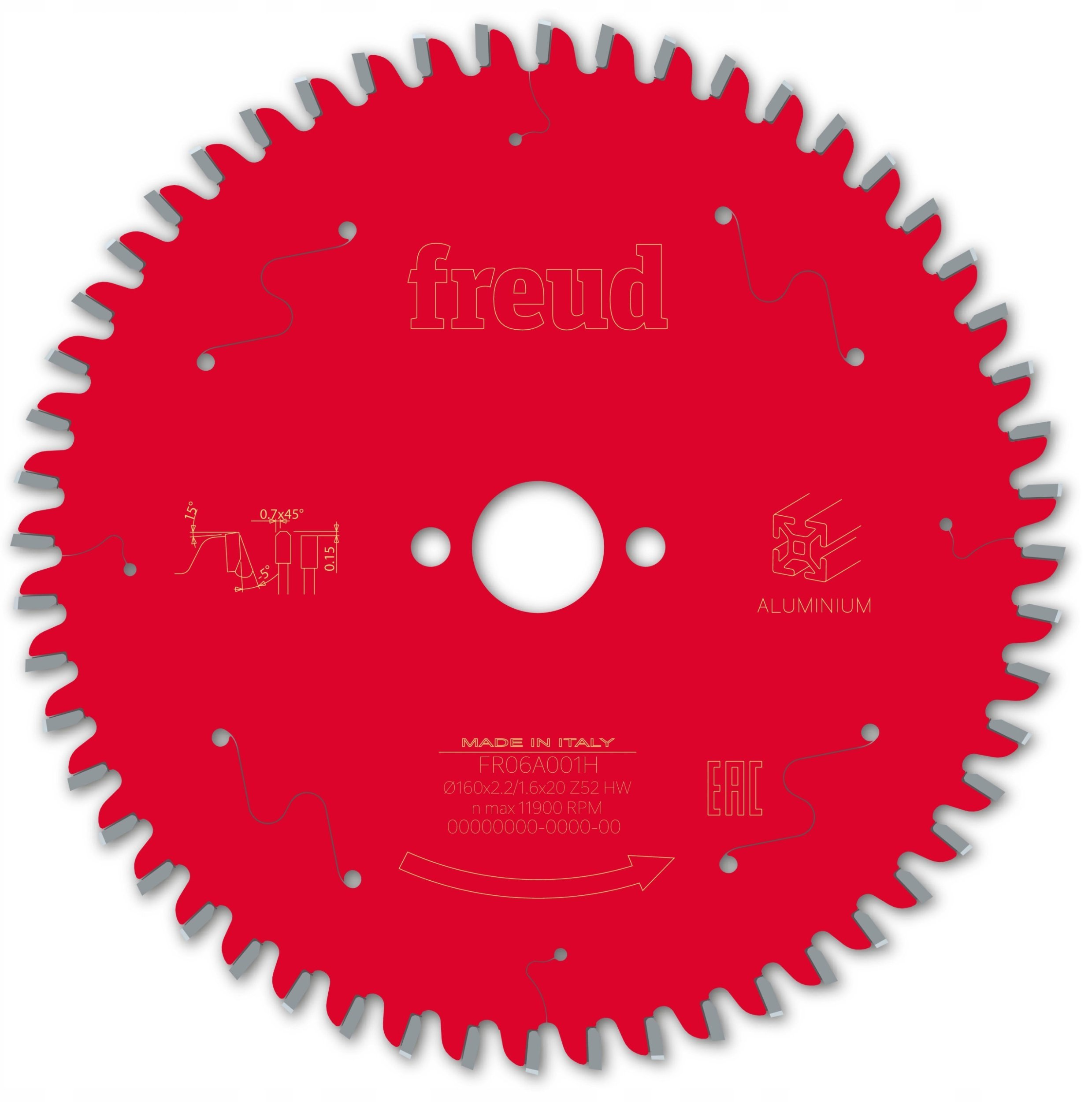 Tarcza Pil. FR06A001H 160X2,2X20-52