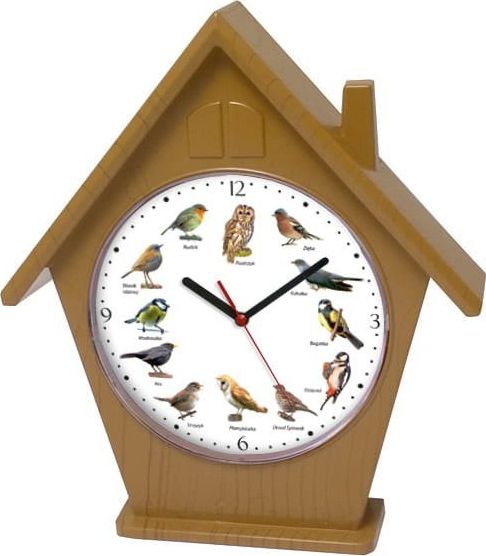 Atrix Zegar z głosami ptaków Atrix ATE4030B SW uniwersalny