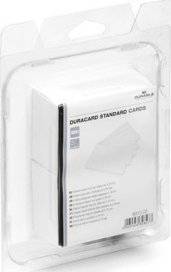 Durable DURABLE Duracard Plastikkarten Standard 100 Stück weiß