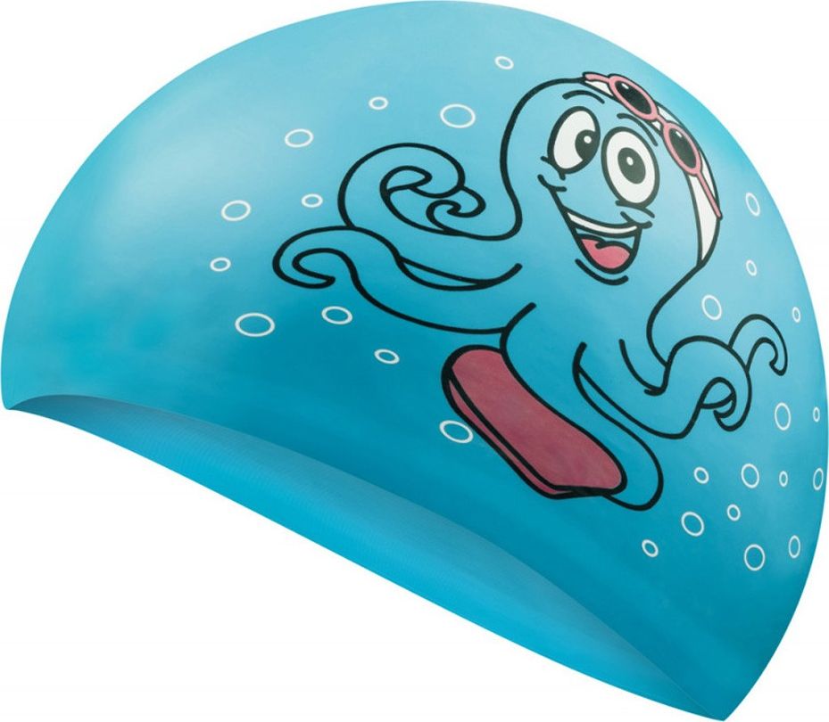 Aqua-Speed Czepek dziecięcy, silikonowy, z nadrukiem KIDDIE OCTOPUS II Aqua-Speed