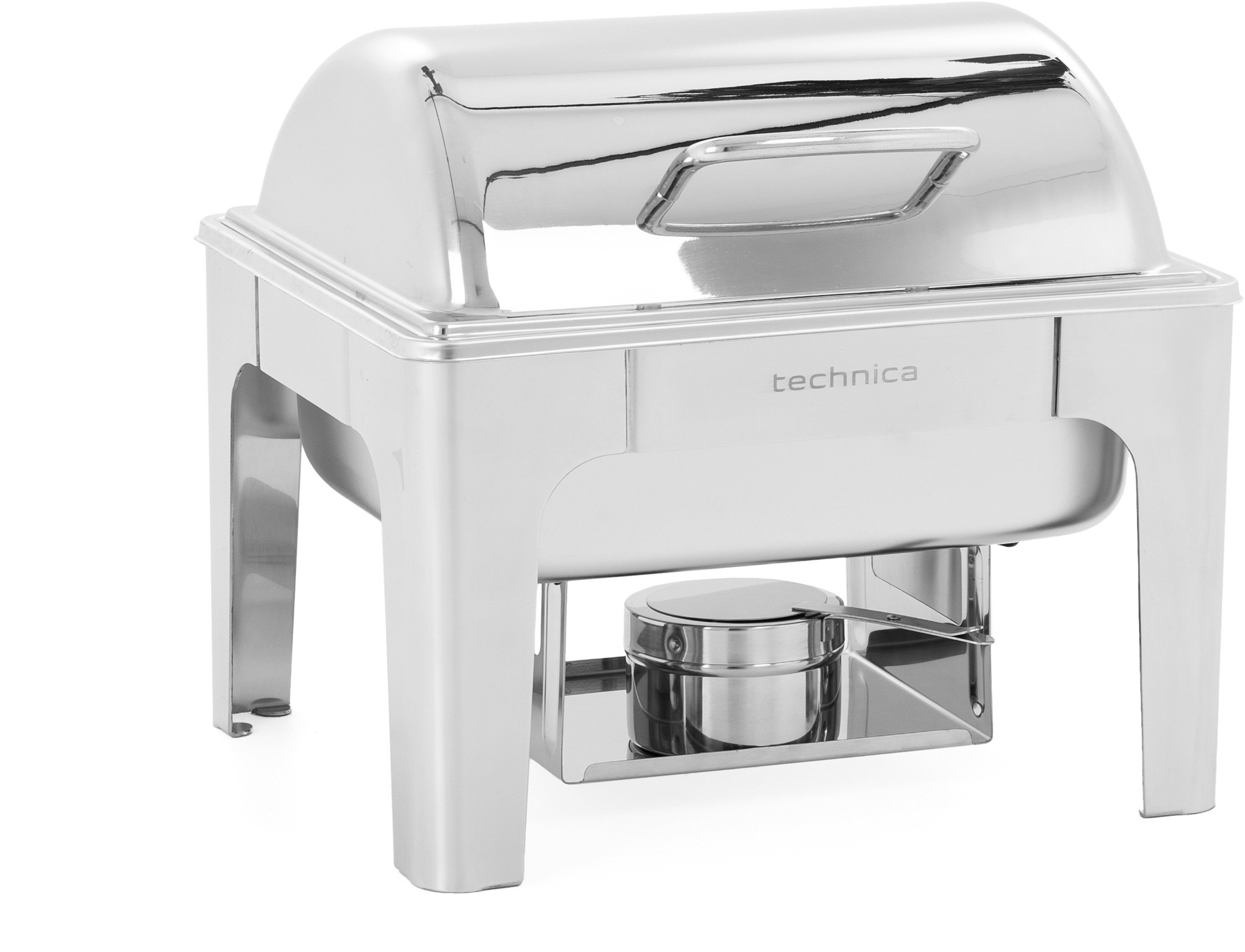 Podgrzewacz gastronomiczny uchylny GN 1/2, wysokopolerowany, 4 l, 365x345x320 mm | TECHNICA, Silver Line