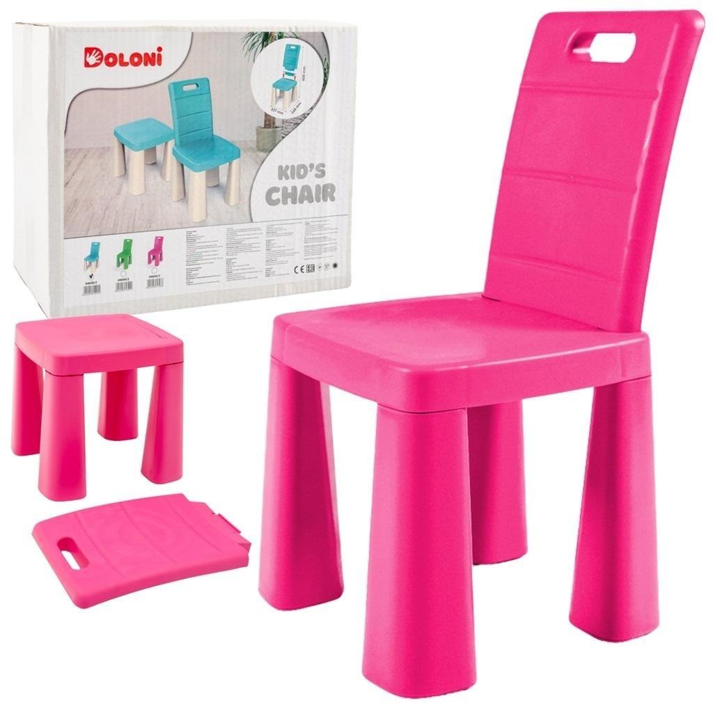 Krzesełko dziecięce 3w1 różowe