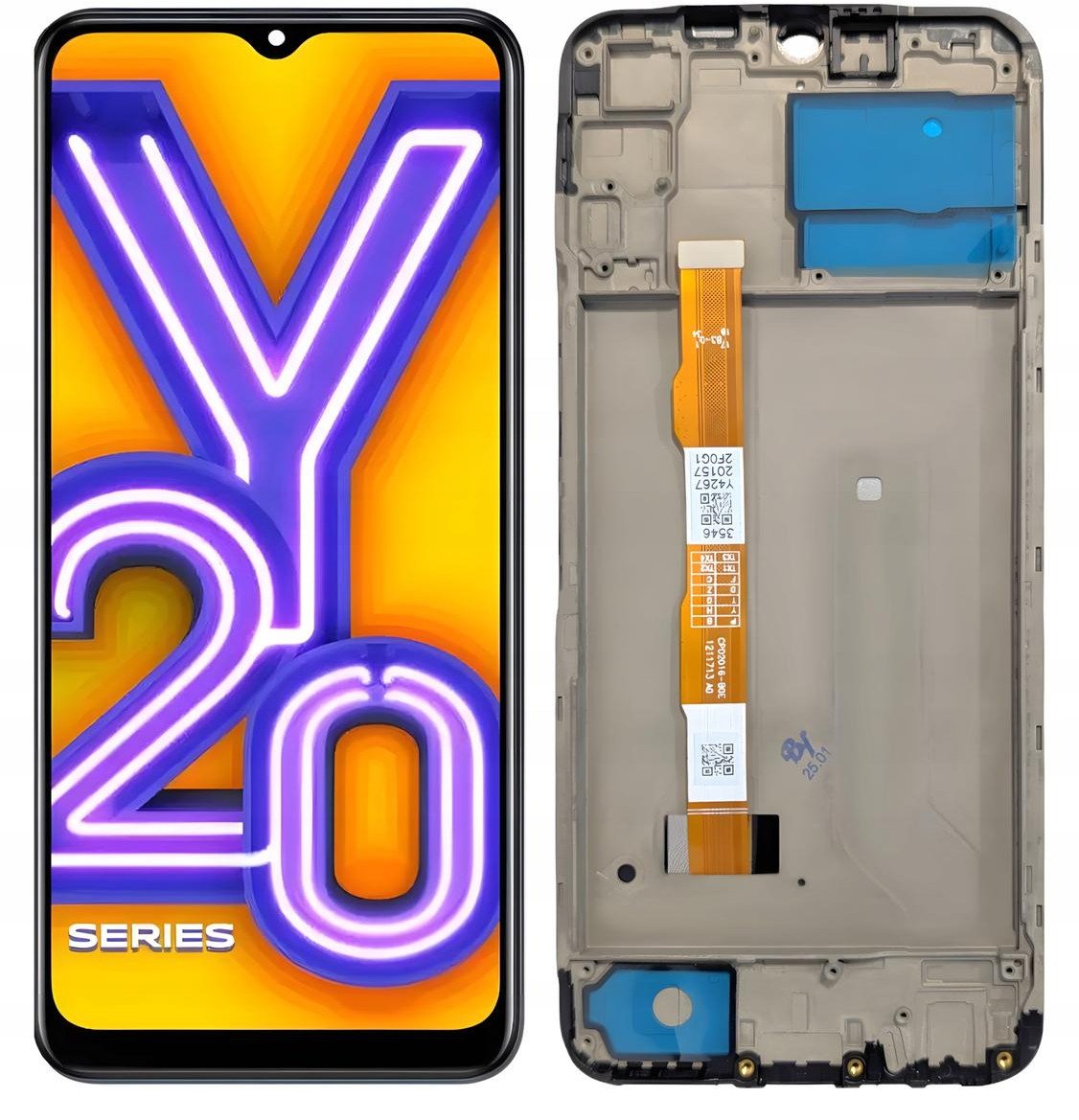 WYŚWIETLACZ EKRAN LCD DO VIVO Y20i RAMKA