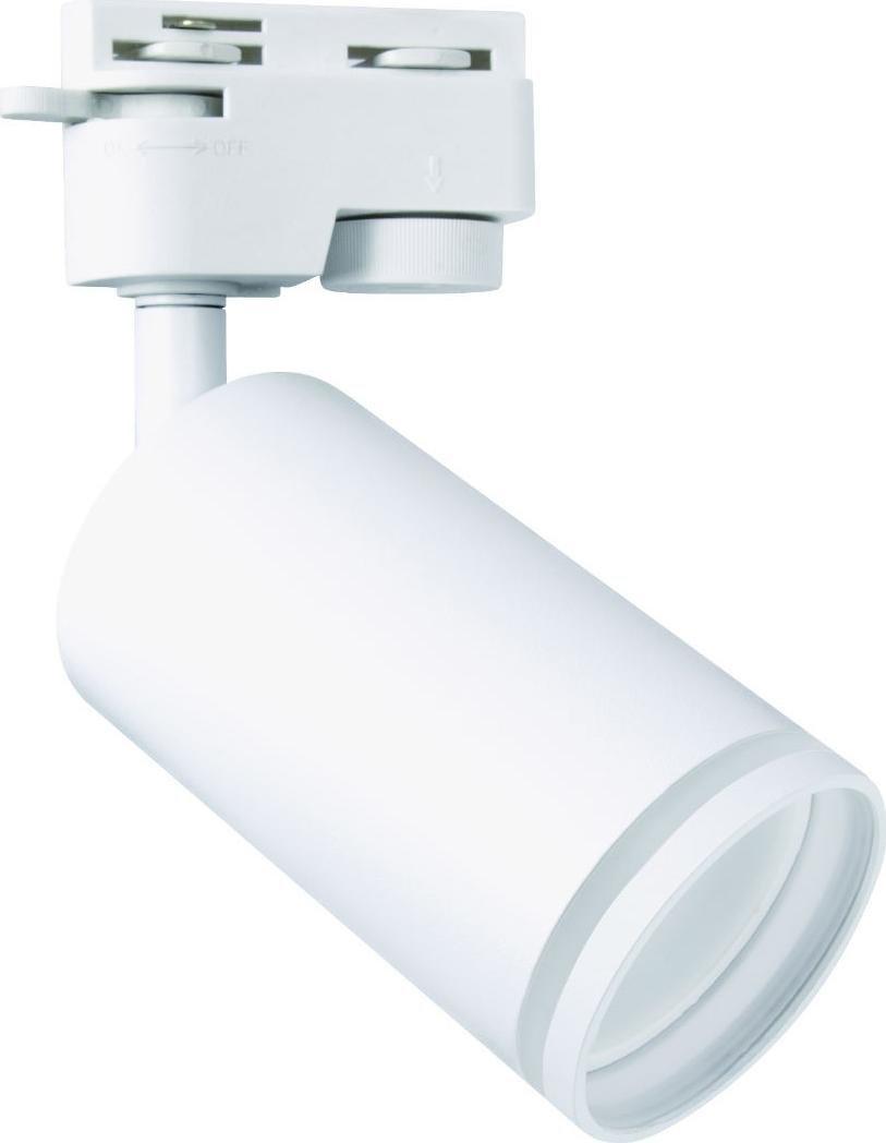 IDEUS Spot regulowany ZULA 03991 Ideus tuba do systemu szynowego biała