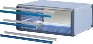 SCHROFF Elementy konstrukcyjne obudowy SCHROFF PropacPRO, kształt 1, RAL 5007, 42 KM