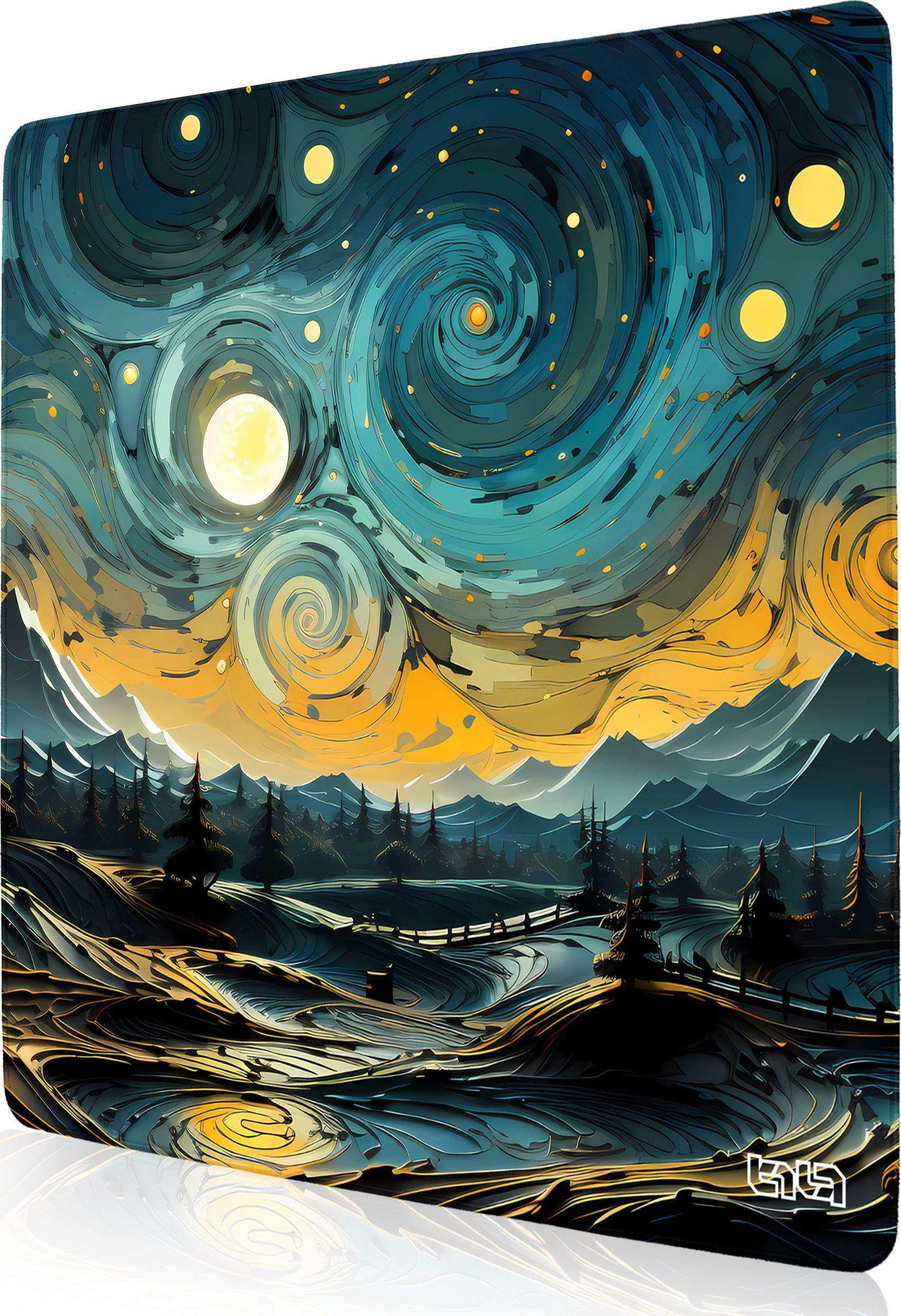 Podkładka Tilt DUŻA PODKŁADKA POD MYSZKĘ Wiry Nocnych Gwiazd 30x30 TILT Dla gracza