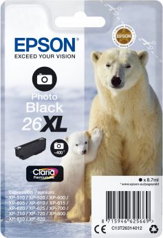 Tusz Epson Tusz T2631 photo black (C13T26314012)