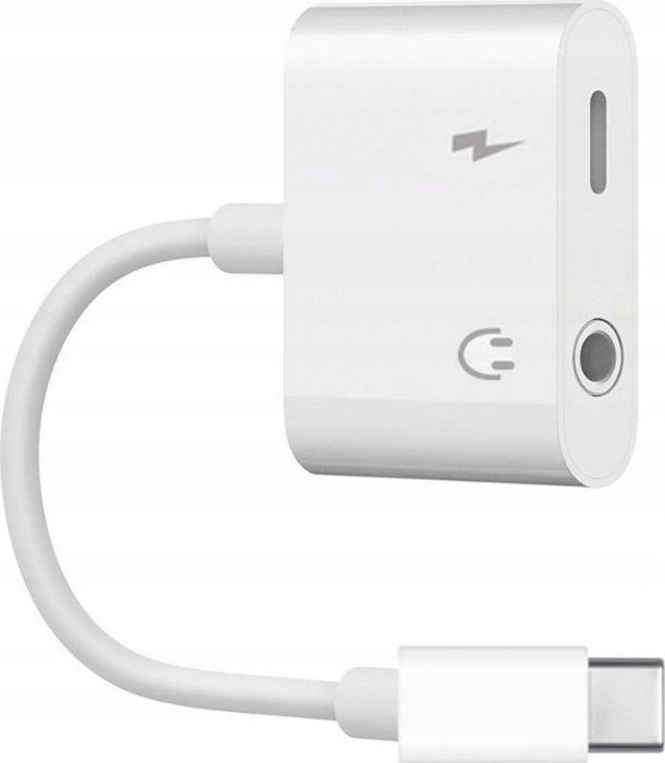 Adapter USB Co2 CO2 ADAPTER USB-C MINI JACK 3,5MM PRZEJŚCIÓWKA KABEL AUX DO SAMSUNG APPLE Z DAC
