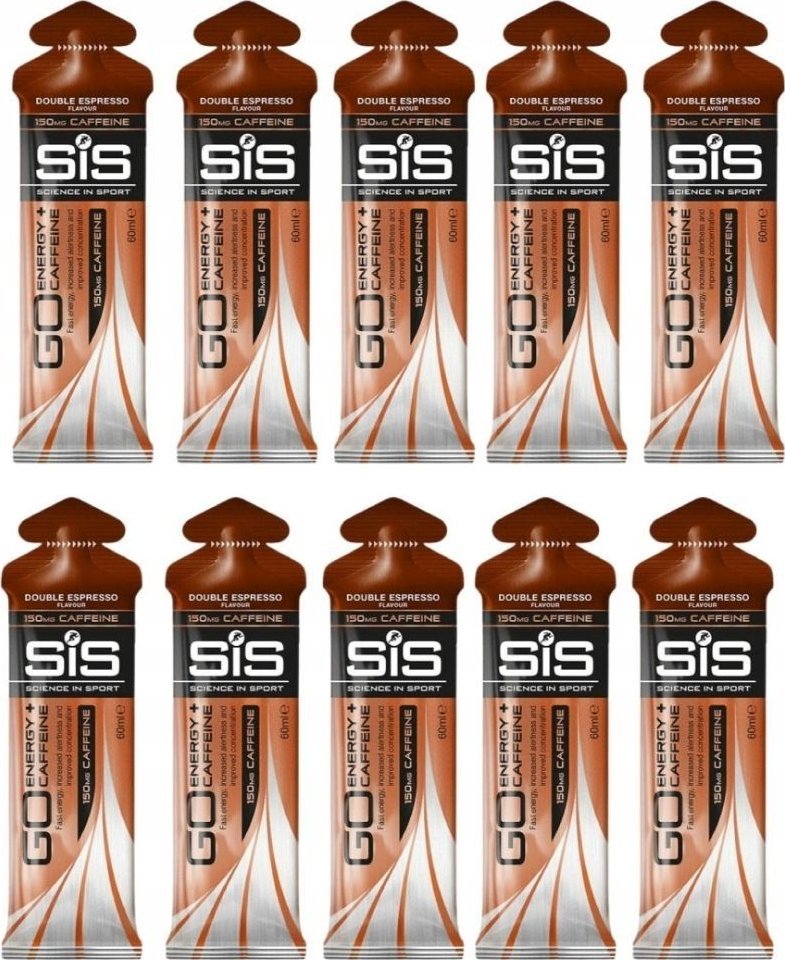 SIS SCIENCE IN SPORT SIS GO Energy + Caffeine Żel energetyczny z kofeiną, podwójne espresso