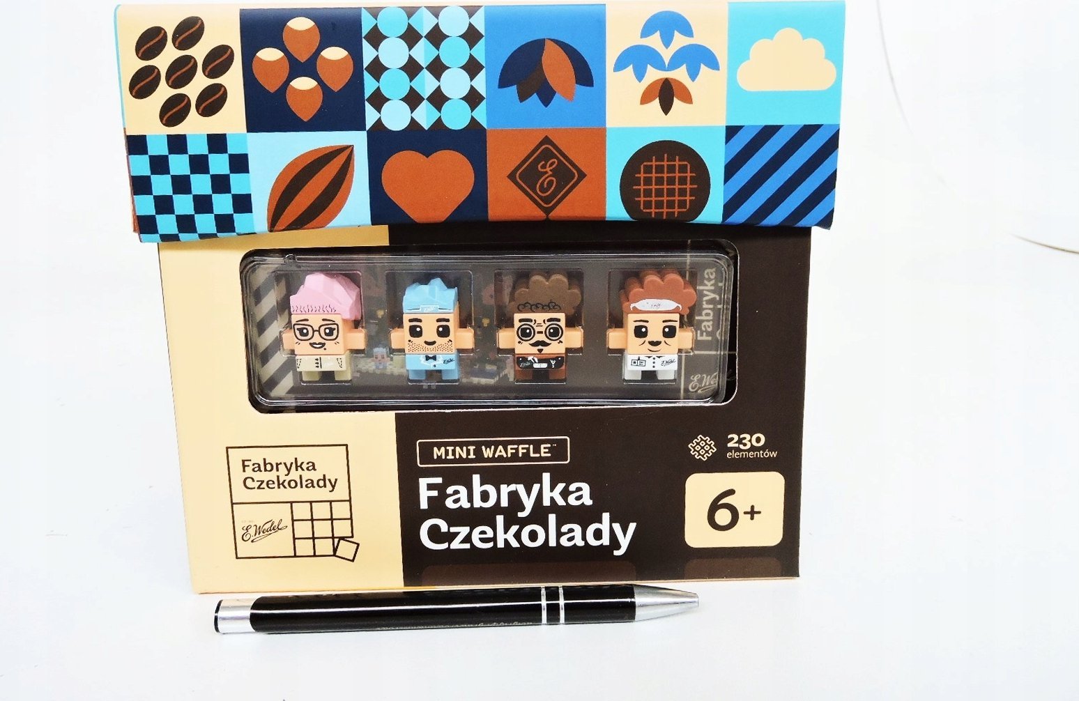 Marioinex Klocki Mini Waffle - Wadel Fabryka czekolady 230 elementów