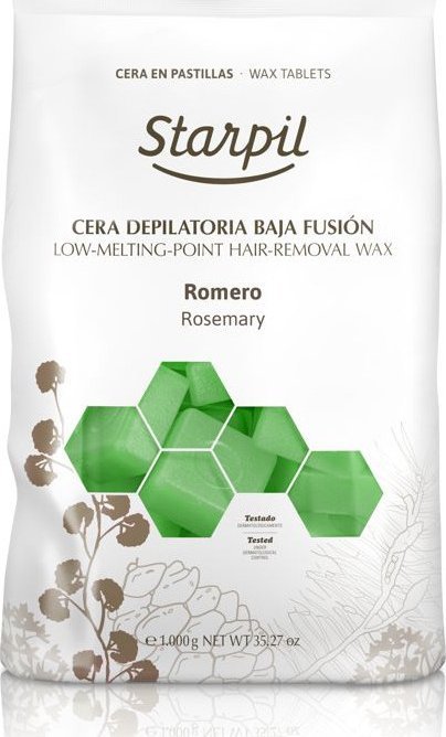 Starpil Žemoje temperatūroje besilydantis vaškas depiliacijai Starpil, su rozmarinais, 1kg