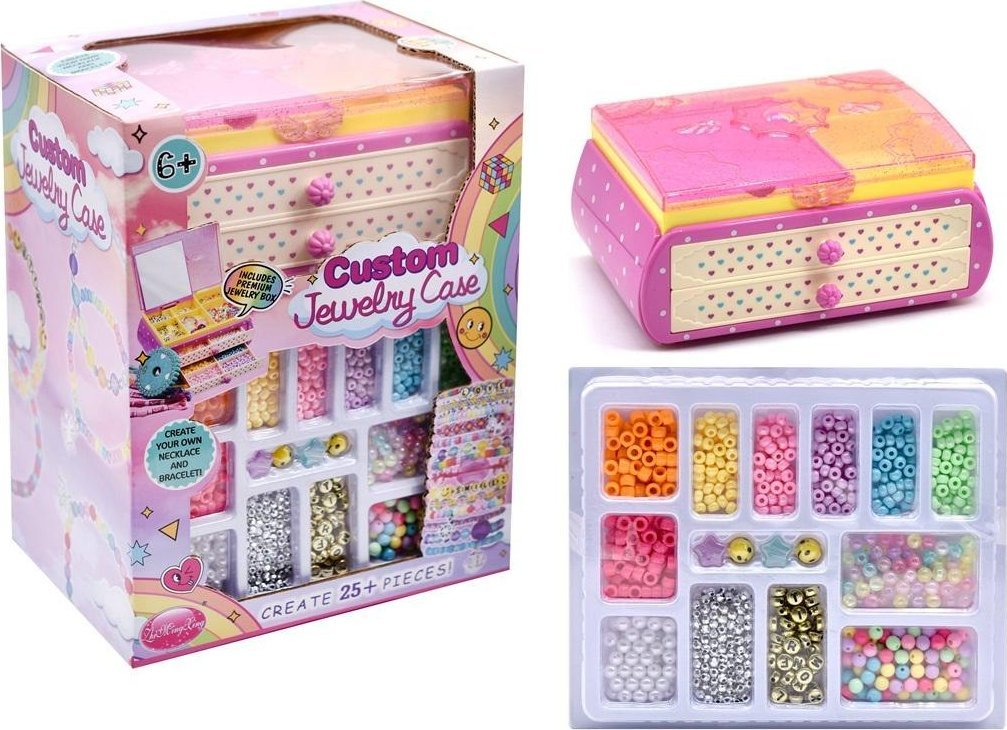 Zestaw koralików ze szkatułką