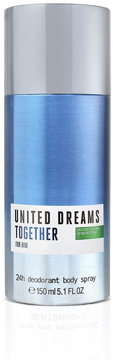 Benetton, United Dreams Together, Deodorant Spray, For Men, 150 ml For Men