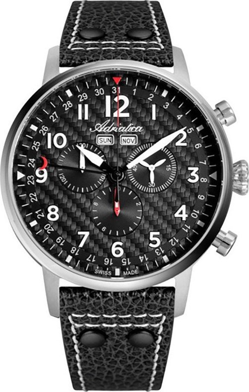 Zegarek Adriatica Zegarek męski Adriatica A8308.5224CH czarny