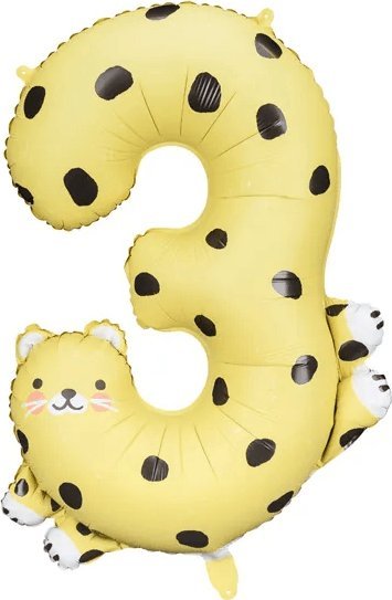 Party Deco Balon foliowy 3 Gepard 68x98cm