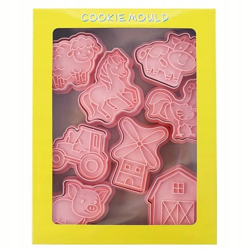 Foremki do Ciastek FARMA Wioska foremka do wycinania ciasteczek 8szt