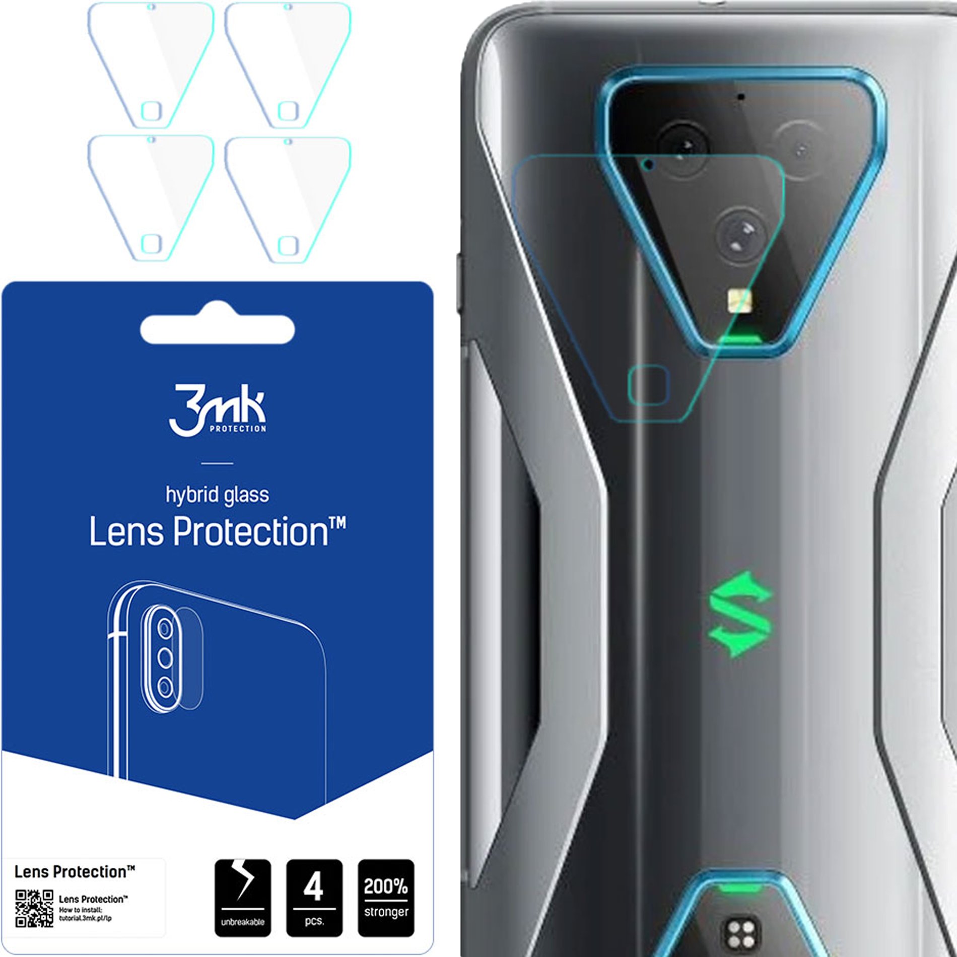 XIAOMI BLACK SHARK 3 - 3MK LENS PROTECTION