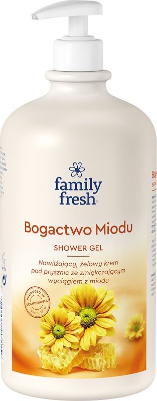 Soraya Żel pod prysznic Family Fresh BOGACTWO MIODU z pompką 1000ml