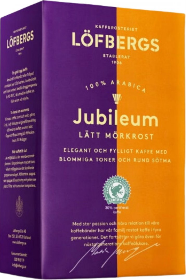 Kawa mielona Lofbergs Jubileum 500 g